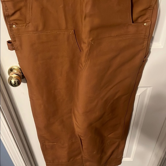 NWOT Carhartt Women's Tan Jumpsuit: 34x32 - Picture 3 of 11